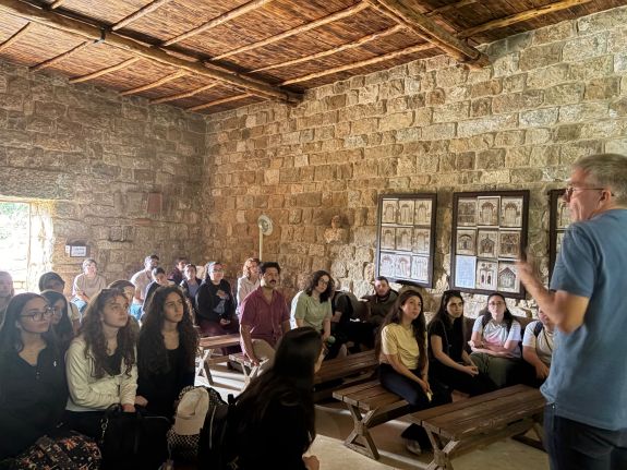 Inside one of the oldest churches