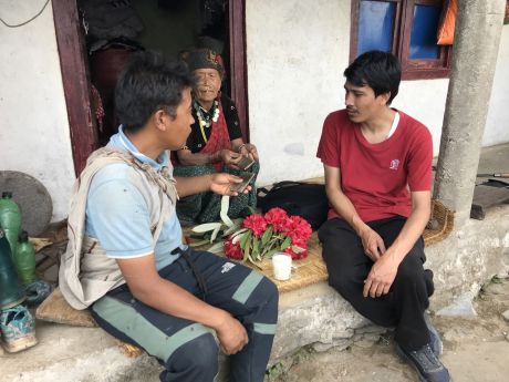 Nepal - Jiwan Bharati - Sfeerfoto