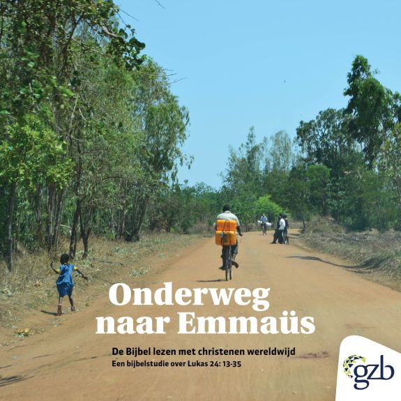 omslag Onderweg naar Emmaus omslag Onderweg naar Emmaus - bijbelstudieboekjes