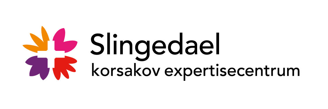 Logo van Lelie zorggroep met 4 gekleurde bladvormen en in het midden een kruis