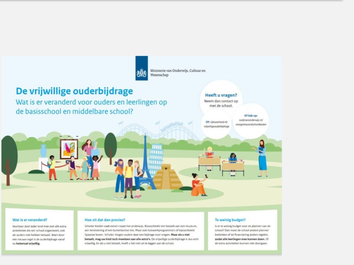 poster vrijwillige ouderbijdrage voor site