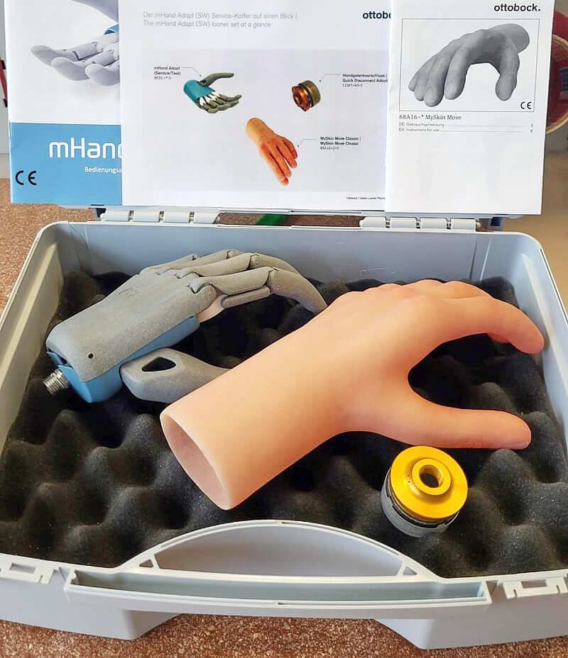 mHand Adapt Test Kit with MySkin Move Glove