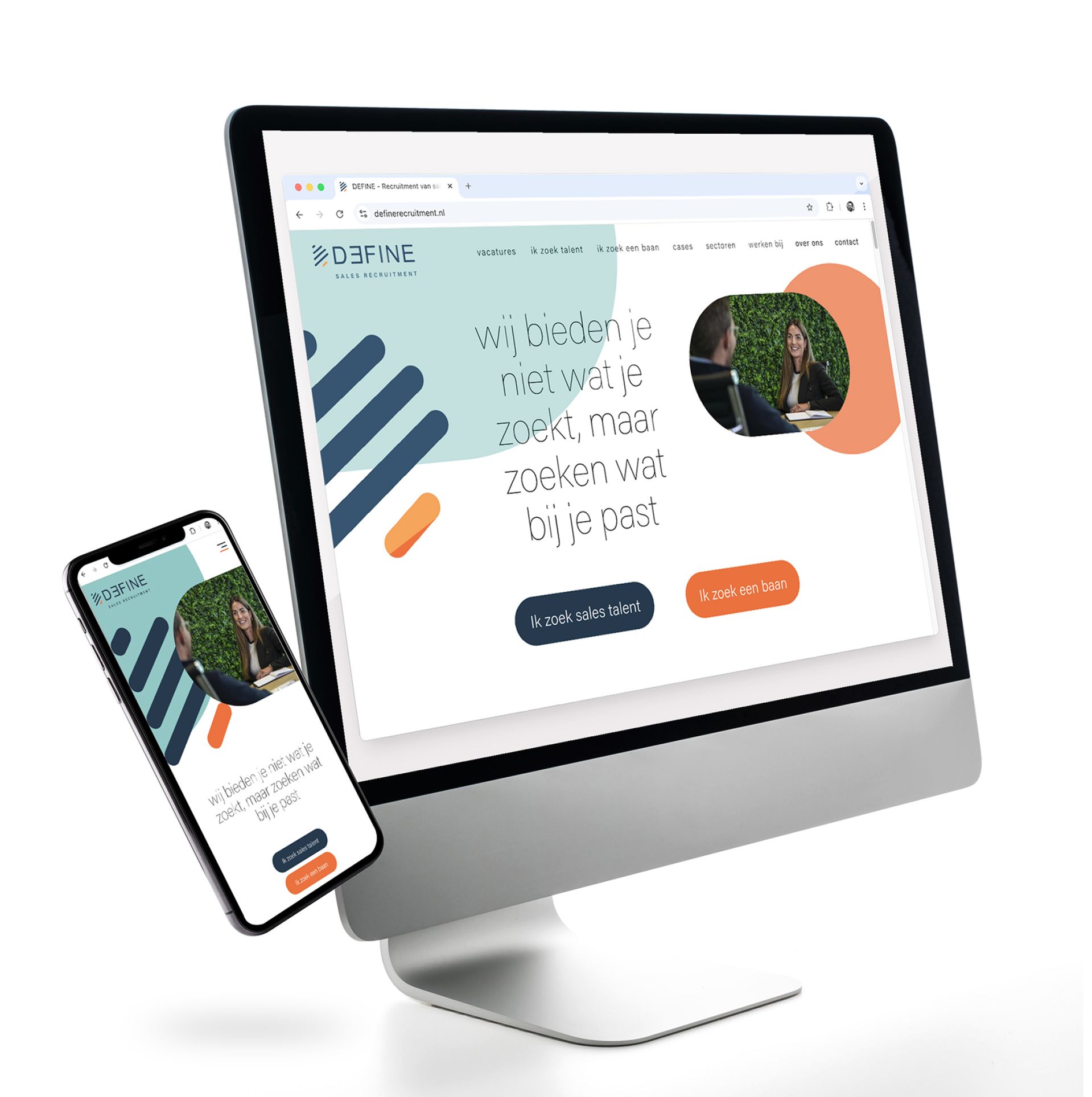 Baks website smartphone