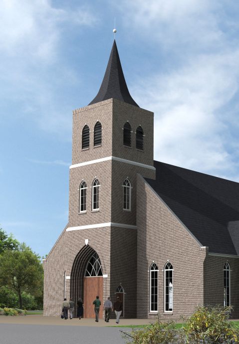 Kerkgebouw GGiN Leerdam-01 - architect Born
