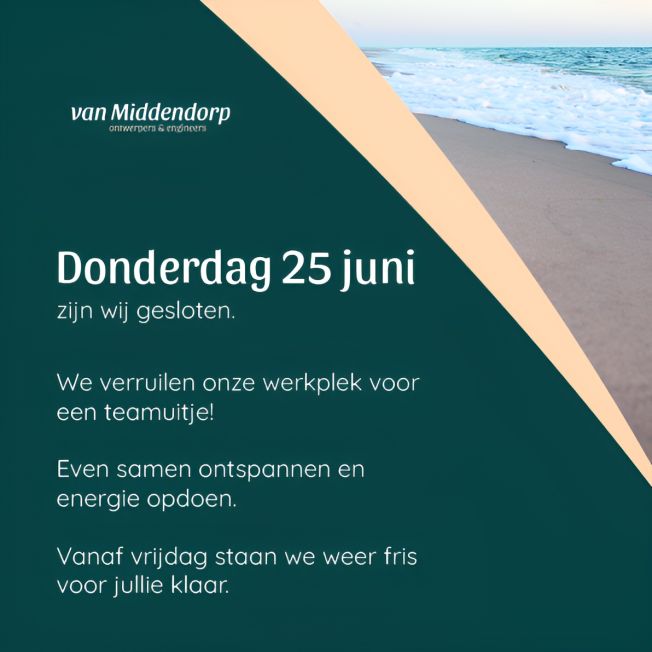 van middendorp 25 juni gesloten gesloten 25 juni van middendorp