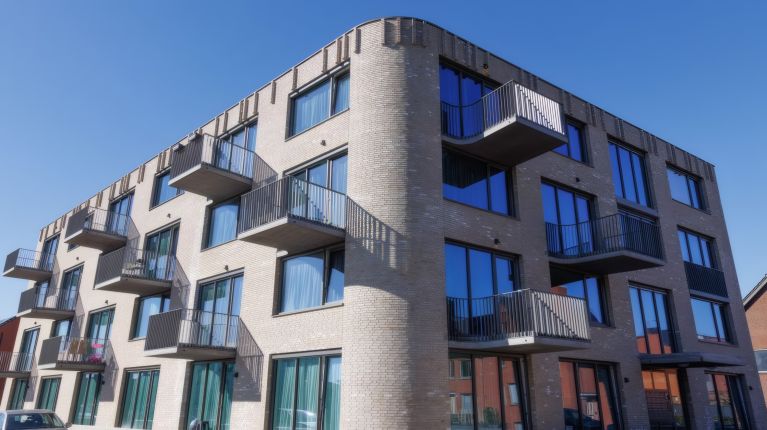 foto Nieuwbouw appartementsgebouw Rijnvliet in Leidsche Rijn afbeelding foto Nieuwbouw appartementsgebouw Rijnvliet in Leidsche Rijn afbeelding