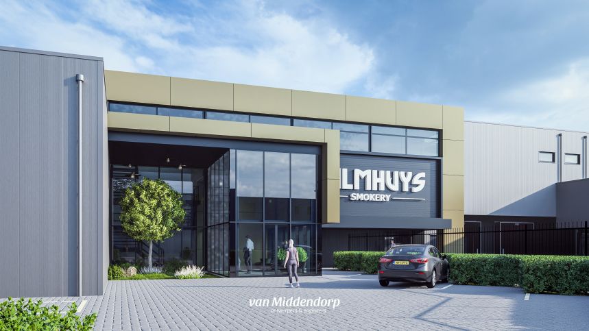 Gevelvernieuwing van het Urker Zalmhuys impressie van middendorp 3 Gevelvernieuwing van het Urker Zalmhuys impressie van middendorp 3