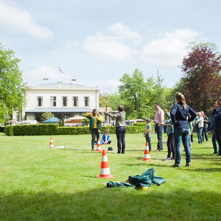 Activiteit tijdens programma bij Kasteel De Vanenburg