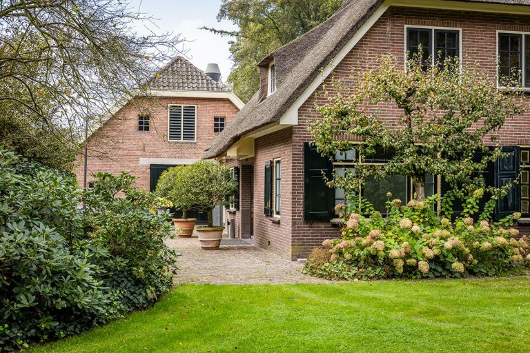 Entree van Klein Vanenburg evenementenlocatie centraal in het land landelijk gelegen op het landgoed van Kasteel De Vanenburg in Putten