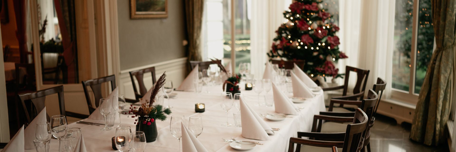 Header Kasteel De Vanenburg kerstlocatie of eindejaarsbijeenkomst