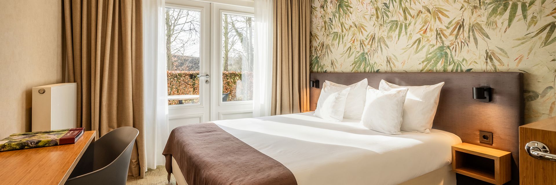 Header compact kamer hotel op de Veluwe Kasteel De Vanenburg in Putten