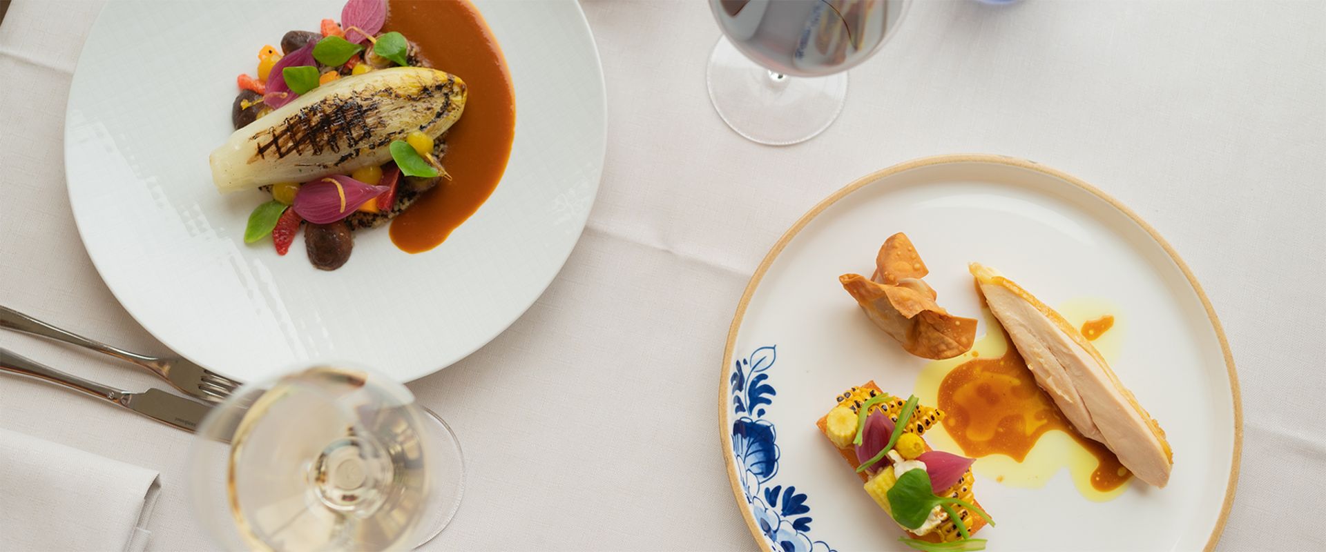 Headerfoto culinair genieten bij fine dining Restaurant De Vanenburg in Putten