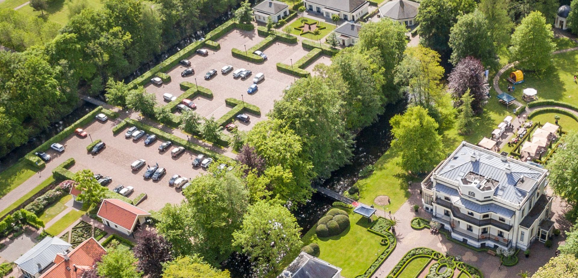 Kasteel De Vanenburg parkeerplaats