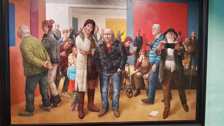 een van de vele schilderijen