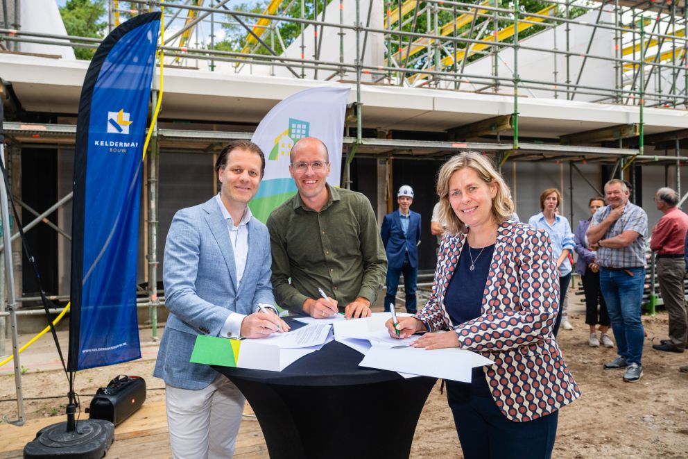 Nieuwbouw Vondellaan Zeist ondertekening Samenwerkingsovereenkomst 00
