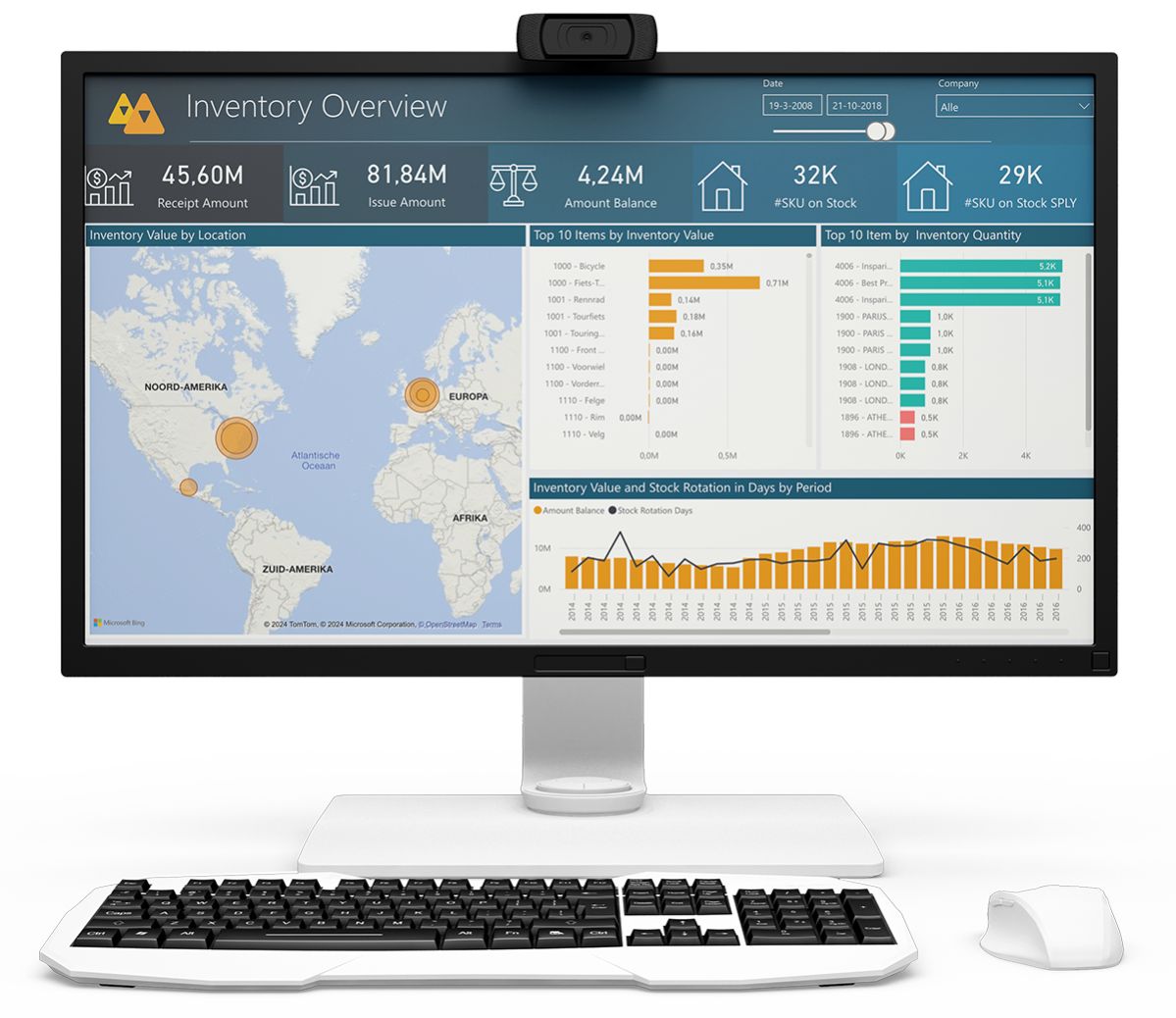 Warehouse Power BI Dashboard