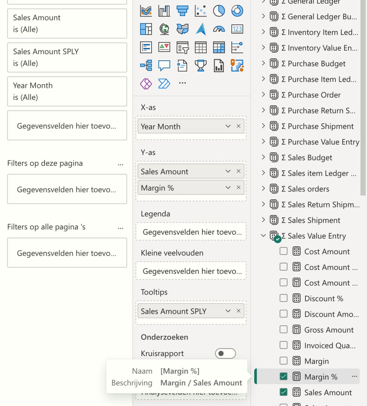 Power BI datamodel for Microsoft Dynamics Business Central and Finance & Operations