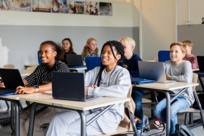 Leerlingen in de klas