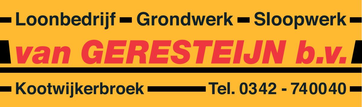 van Geresteijn b.v. - Loonbedrijf - Grondwerk - Sloopwerk - Kootwijkerbroek