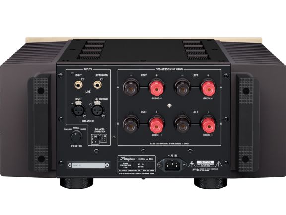Accuphase A-48S back view AudioXperience