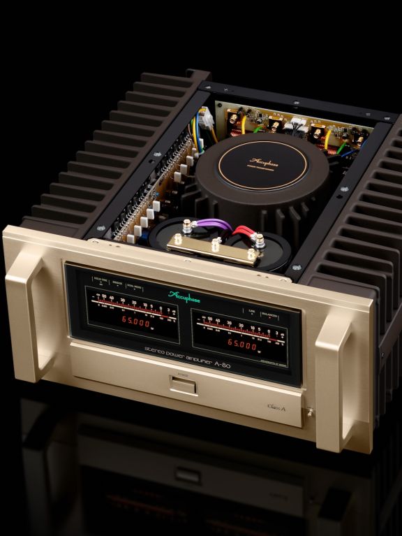 Top view Accuphase A-80 Audioxperience