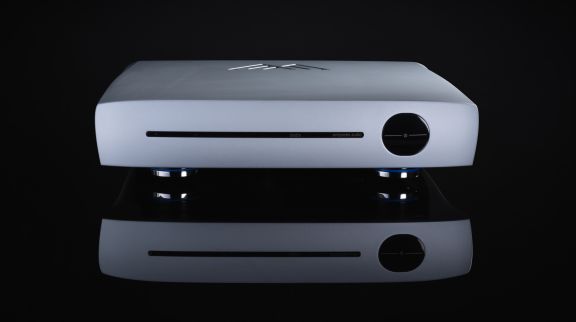 antipodes audio music server streamer oladra silver front black bg