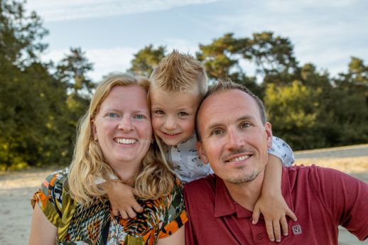 Jansen, William en Monica portret