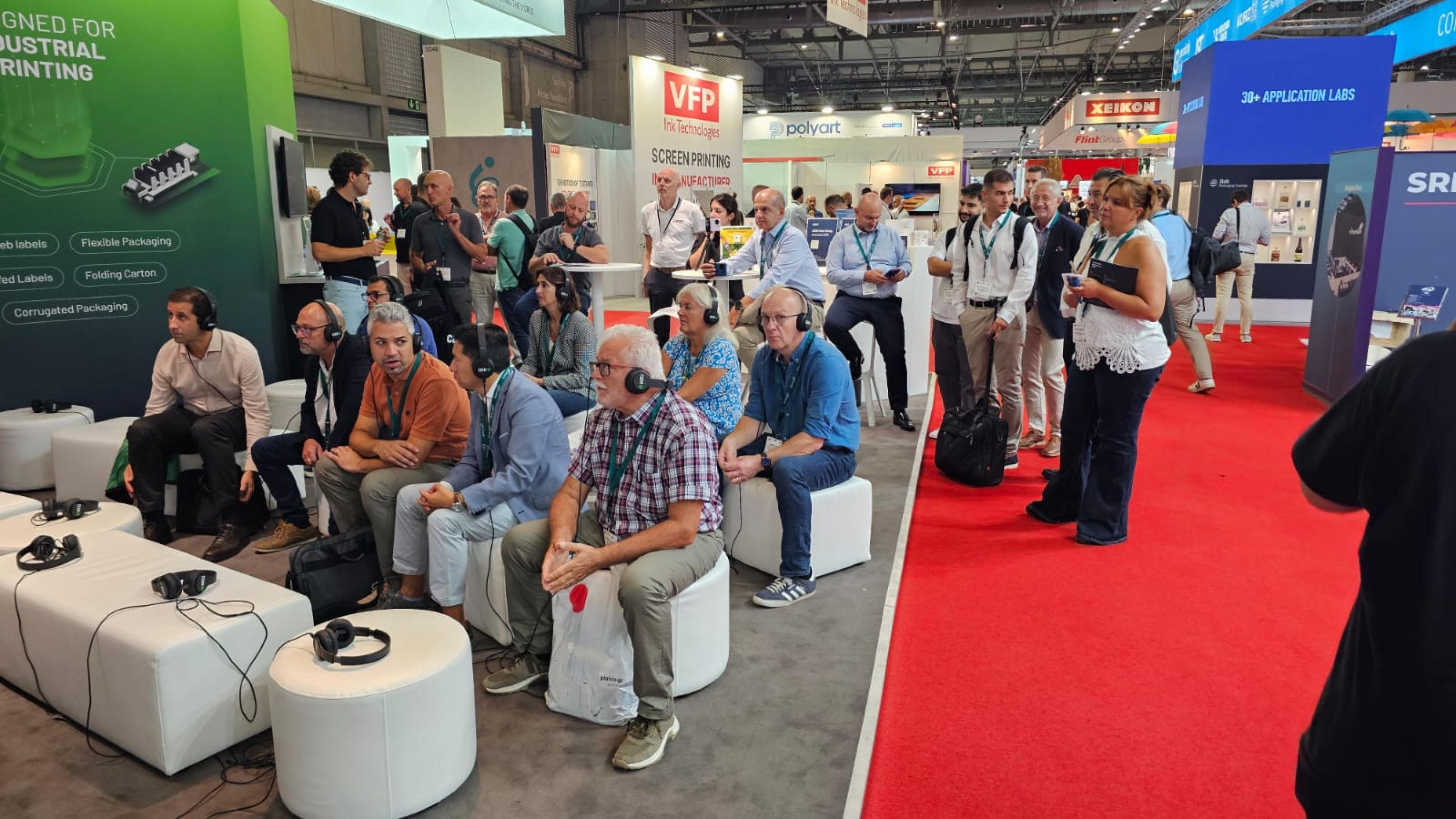 MPS CERM ForLabels sharing session in LabelExpo Europe 2025 crowd