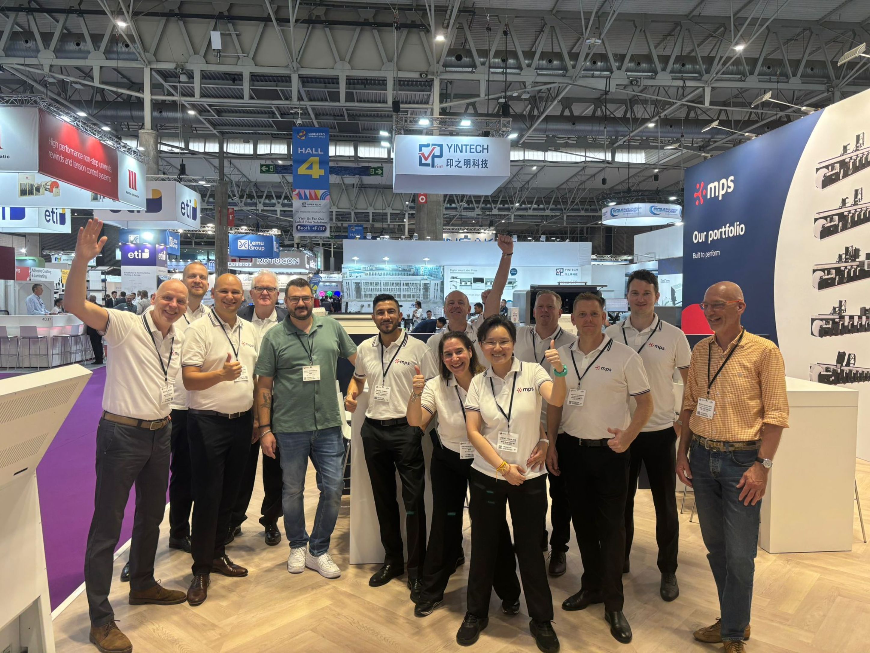 MPS Team in LabelExpo Europe 2025