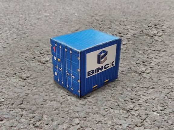 Bincx boutencontainer bouwplaat