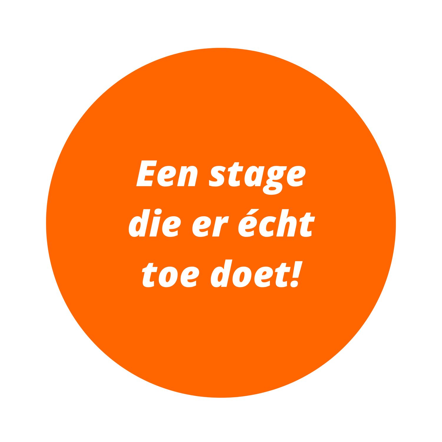 Stagelopen of afstuderen bij TijdVoorActie