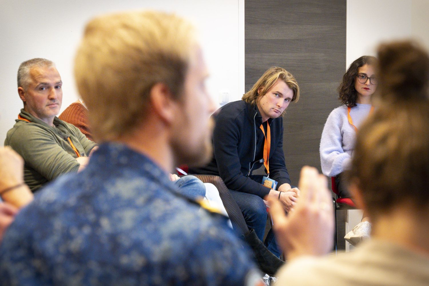Samenwerkingspartners met elkaar in gesprek