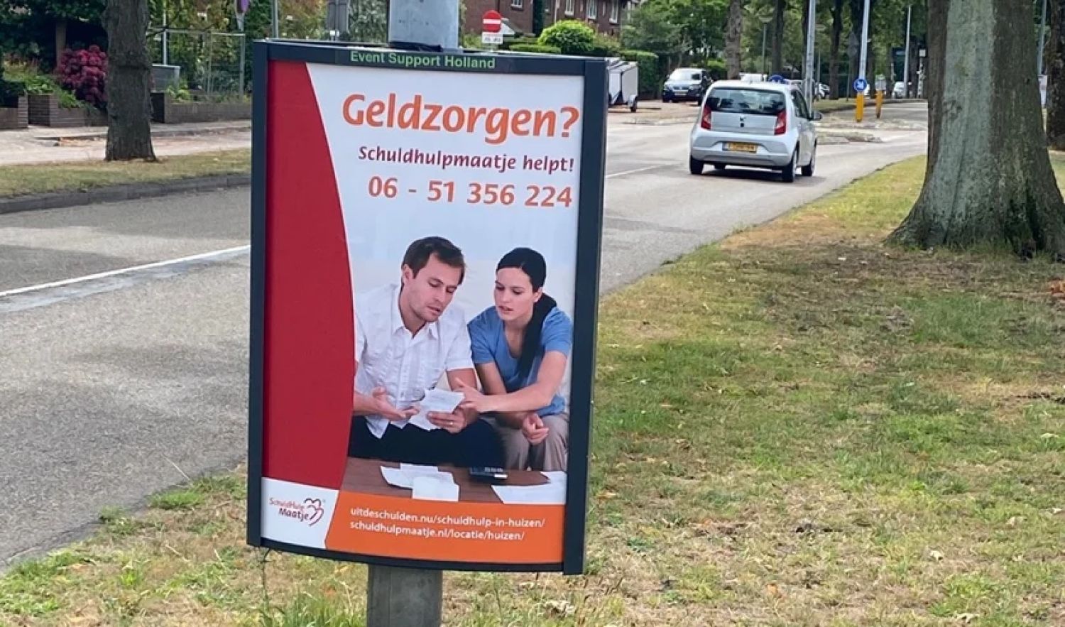 Poster over Geldzorgen van SchuldHulpMaatje
