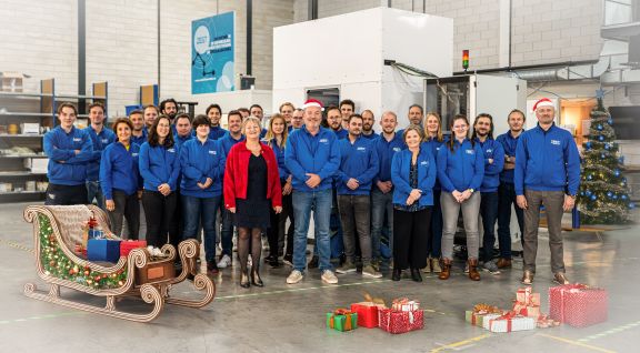 Lichte versie Kerstfoto Zest