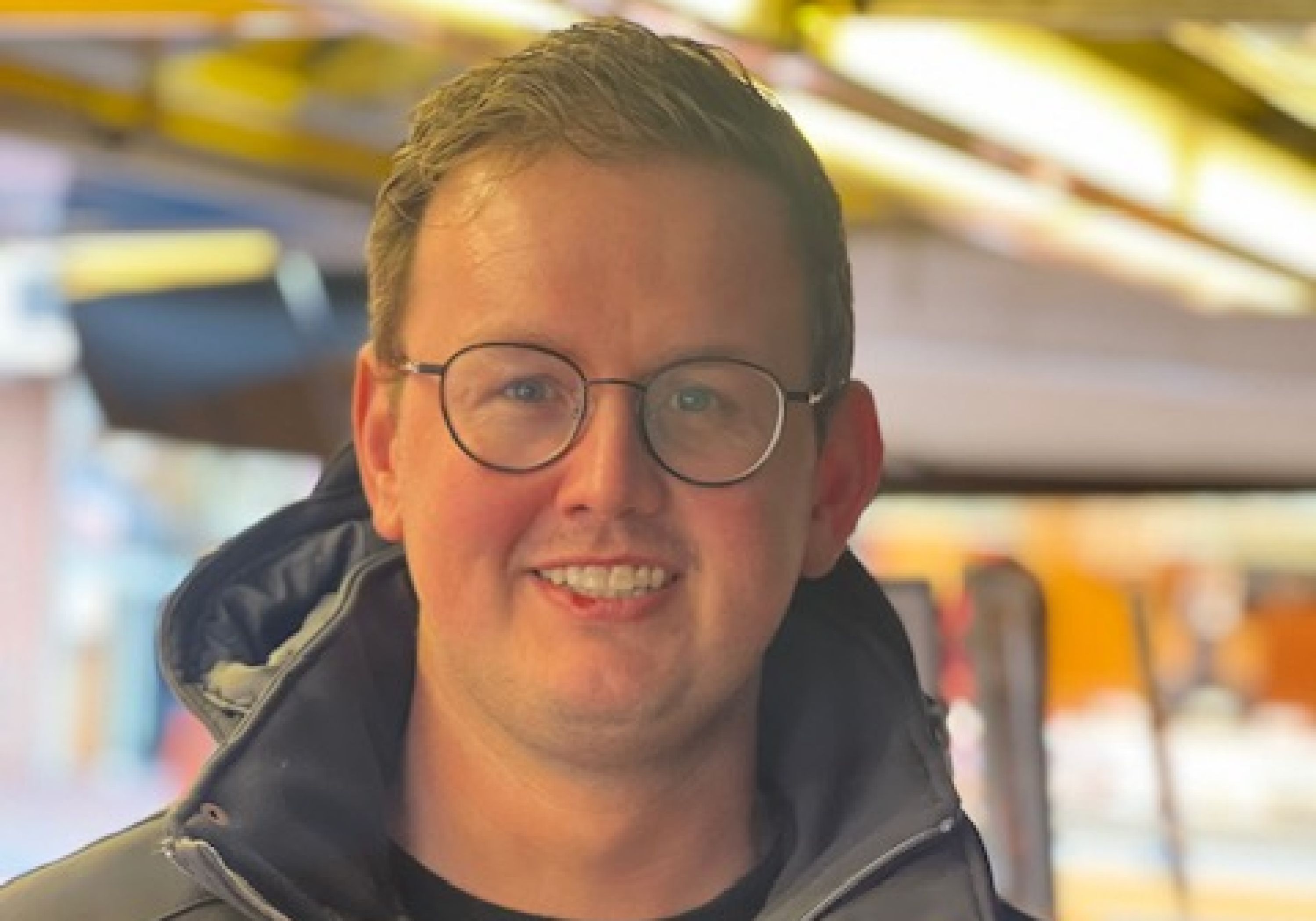 Marktverkoper bij bakker Zeger
