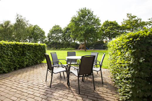 Vakantiehuisje terras