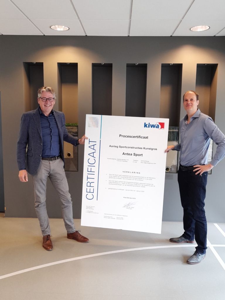 Verlenging samenwerking Kiwa ISA Sport