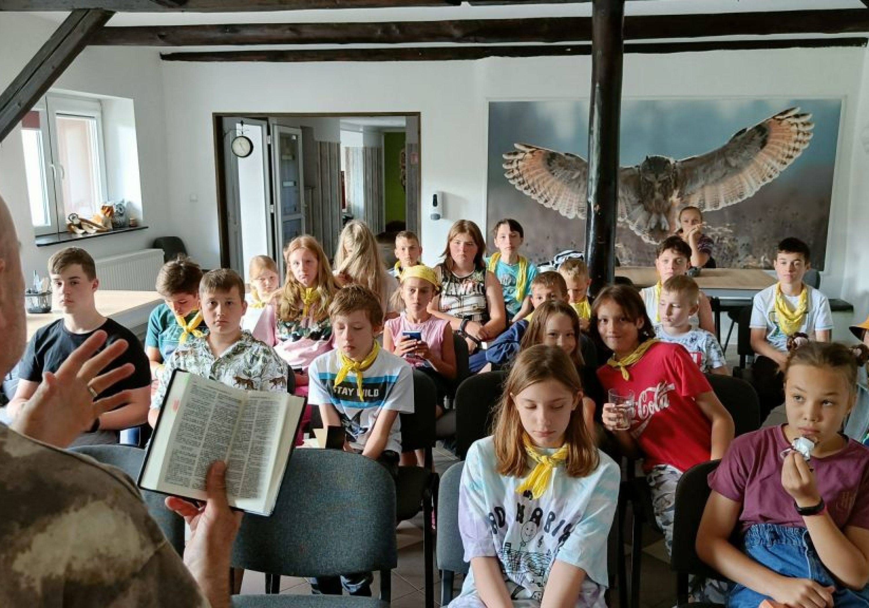 Tienerkamp in Mazurië: Bijbelse les en scouting