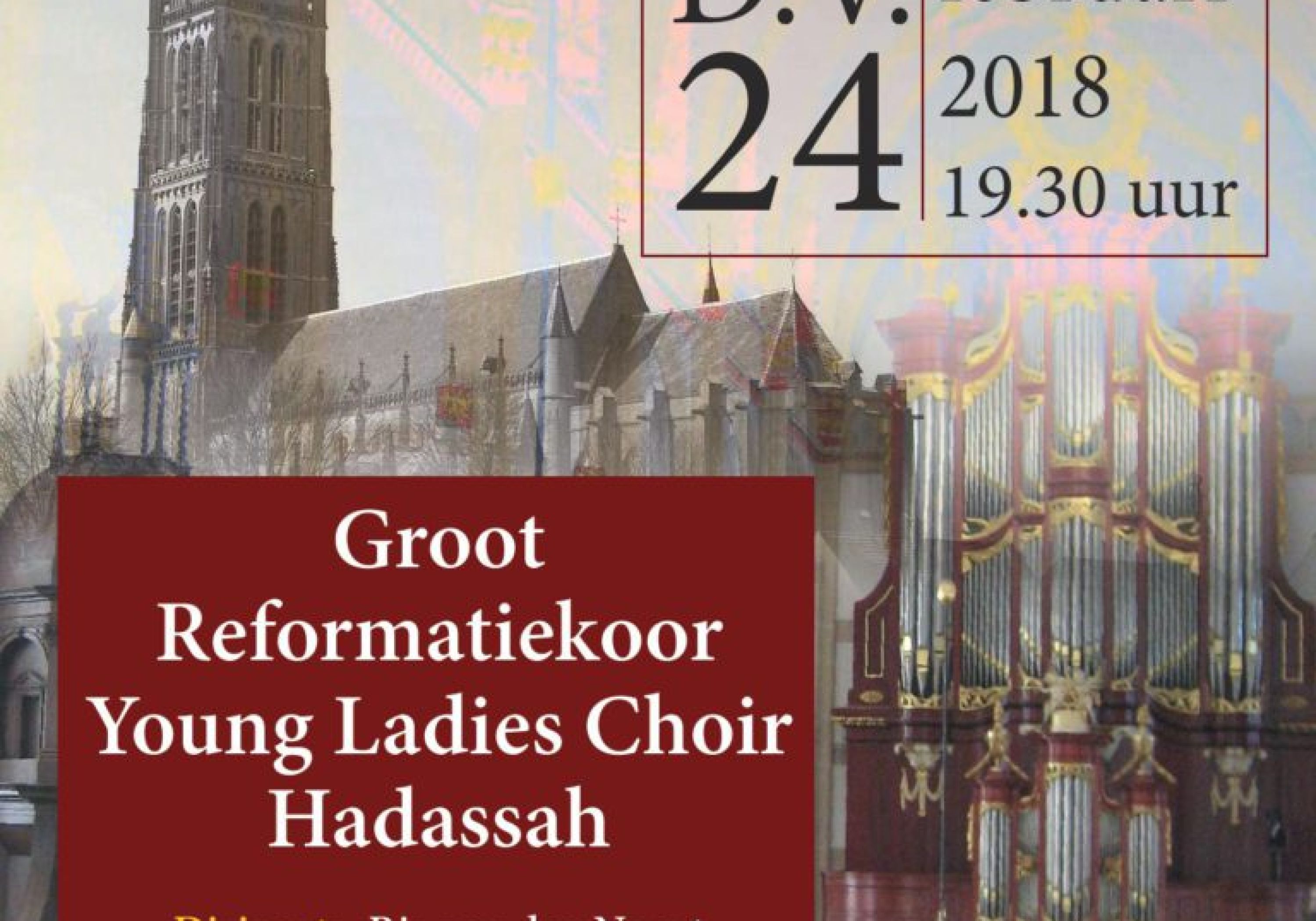 Op 24 februari treedt het Reformatiekoor op in Zaltbommel