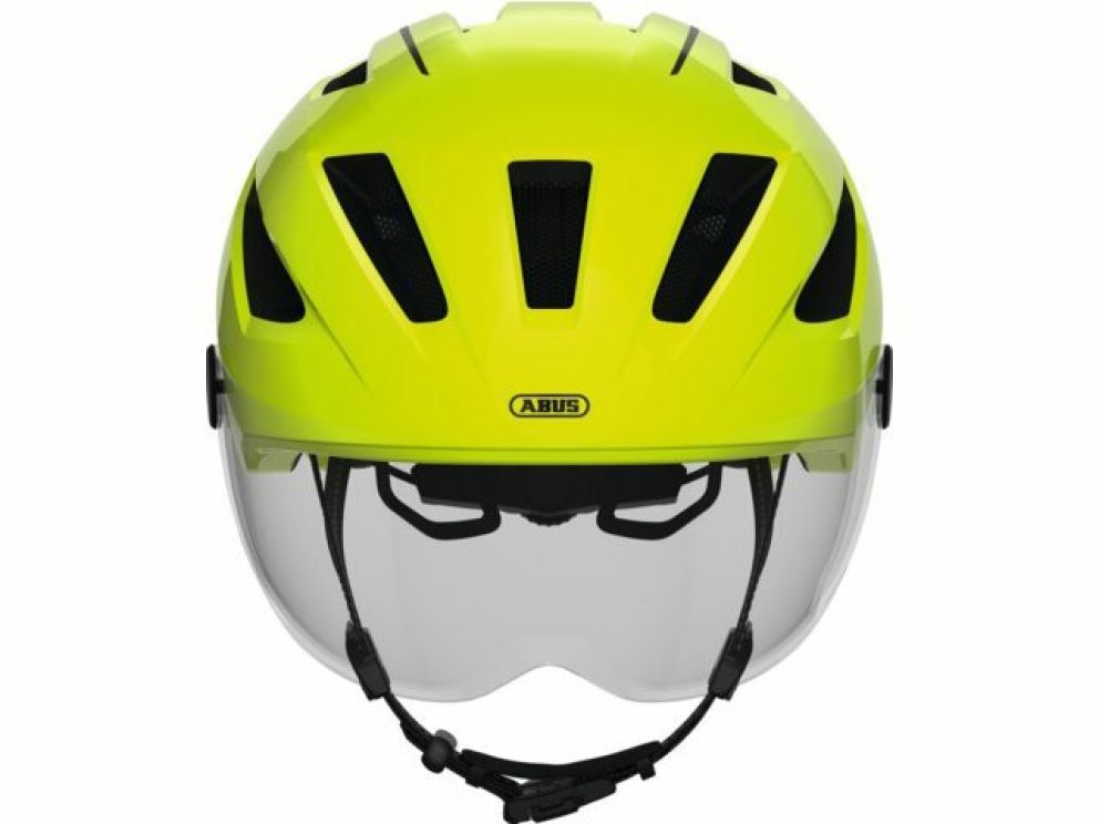Abus pedelec ace 2.0 yellow voorkant verkrijgbaar bij Riesewijk Exclusives