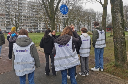 Woonin leerlingen in actie