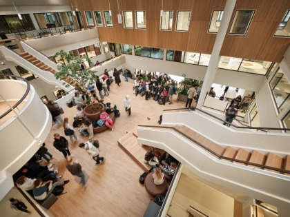 Binnenkant van de school