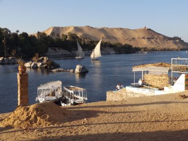 Aswan - landschapsfoto ochtend