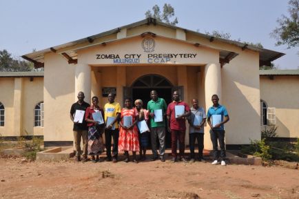 CCAP training Malawi - groepsfoto blantyre synod