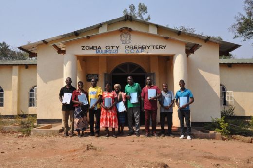 CCAP training Malawi - groepsfoto blantyre synod