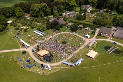 Dronebeeld jubileumevent Dronebeeld jubileumevent