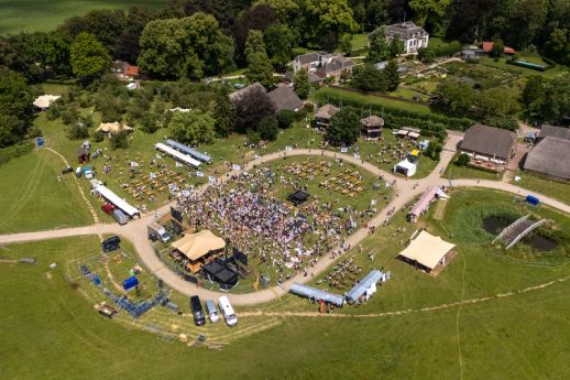 Dronebeeld jubileumevent Dronebeeld jubileumevent