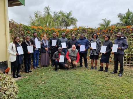 Ditteke en Willem Henri - Veritas module 1 graduation Masvingo