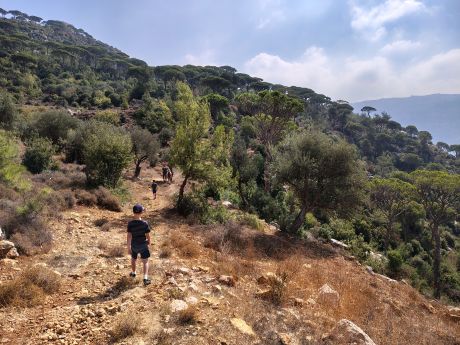 Familie van der Knijff Libanon natuur bergen