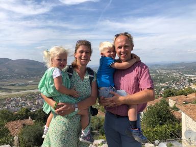 Johan en Willeke vrij - portretfoto Albanië
